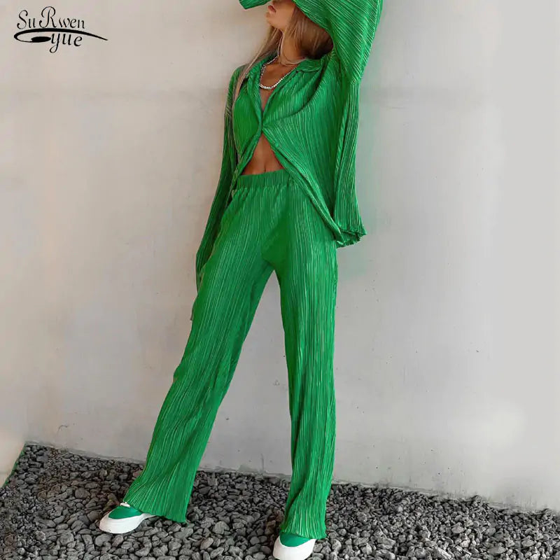 Two Piece Long Sleeve Suit Rieworkes