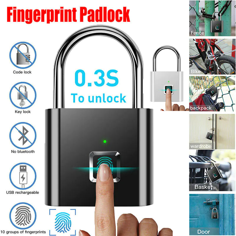 High-Security Fingerprint Smart Lock Quick Access Rieworkes