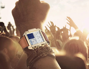 Luxury Sport Square Leather Watch Rieworkes