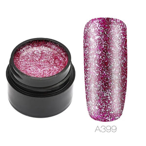 Hybrid Varnishes Gel Nail Polish Set Glitter Rieworkes
