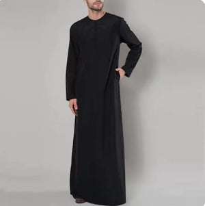 Men's Islamic Long Sleeve Kurta Robe Rieworkes