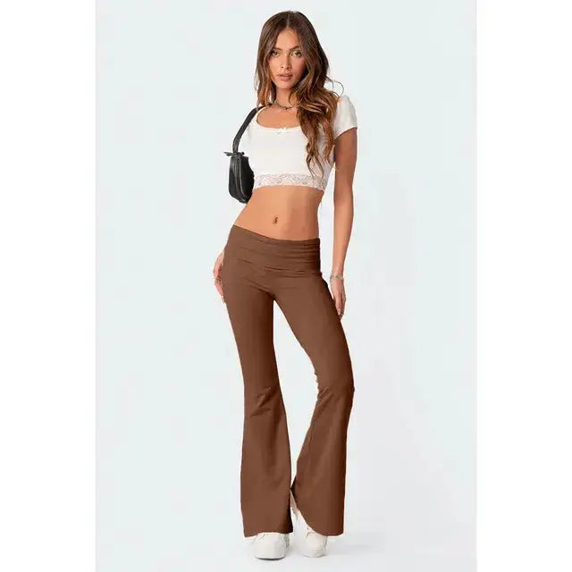 Solid Flare Pants Rieworkes