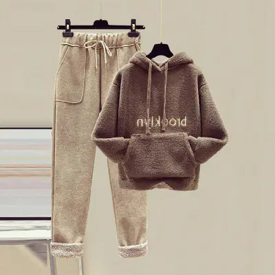 Autumn Winter Fashion Set for Women - Hoodie &amp; Pants Mimarta
