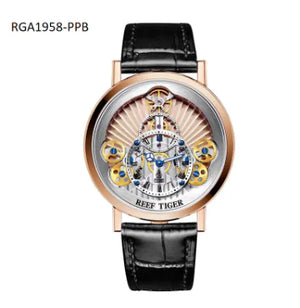 New Reef Tiger RT Luxury  Leather  Gear Strap Rieworkes