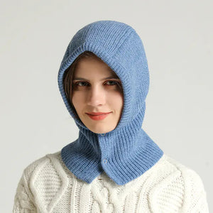 Women's Winter Knitted Cap and Warm Scarf Set Mimarta