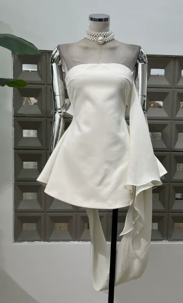 Ribbon Tube Mini Dress Rieworkes