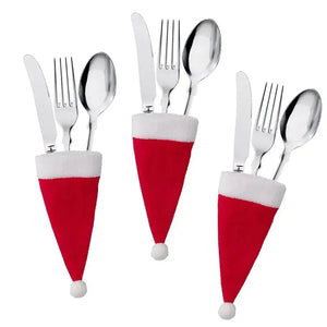 Christmas Decorations Tableware Holder Bag Rieworkes