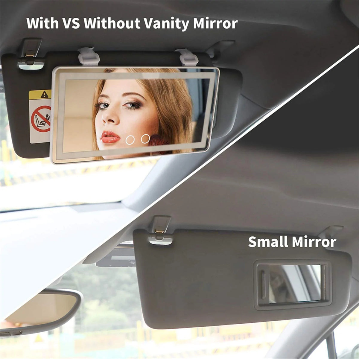 Car Sun Visor Makeup Mirror Rieworkes