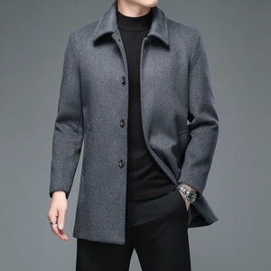 Business Woolen Overcoat Jacket Rieworkes