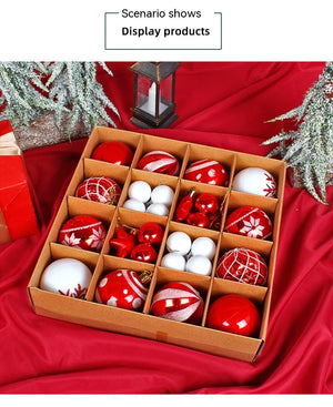 Colorful Christmas Ornament Ball Set Rieworkes