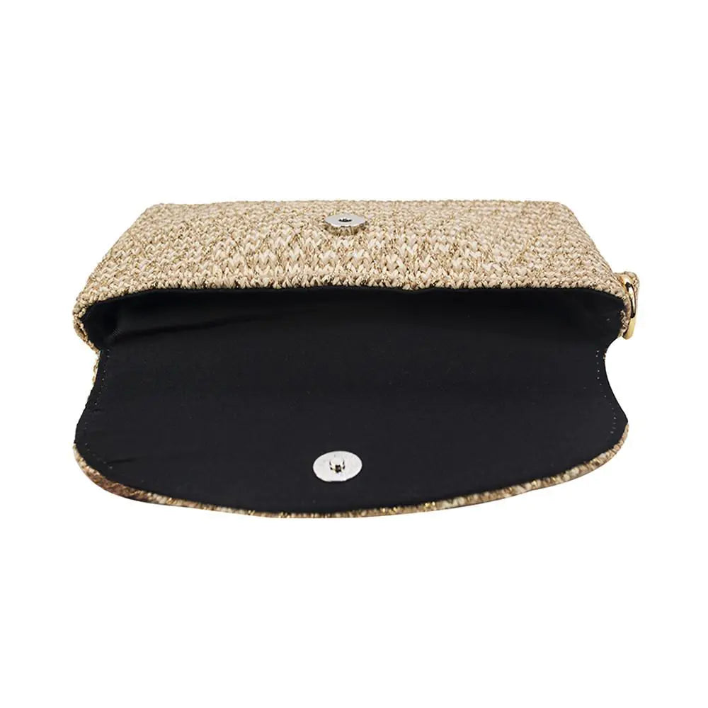 Phoenix Clutch-Tan / Gold Rieworkes