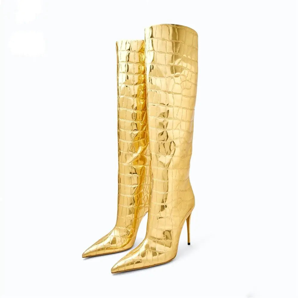 Minimalist Style Stiletto Boots Rieworkes