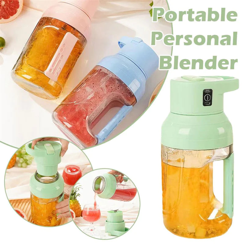 Electric Juicer Portable Large Capacity 1500ml Juice USB Rechargeable Rieworkes