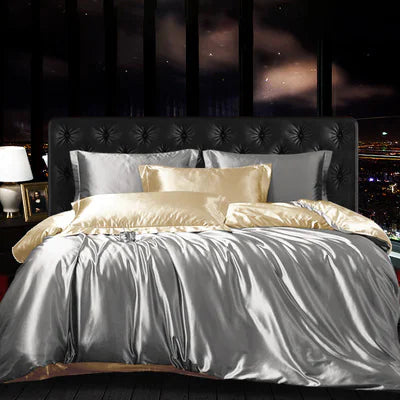 Luxury Silk 4-Piece Bedding Set Mimarta