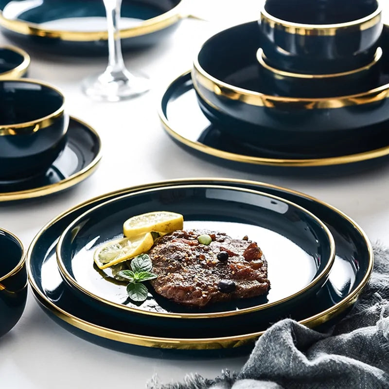 Blue Porcelain Dinner Plates Rieworkes