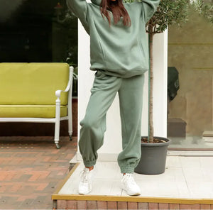 Cozy Hooded Plush Sweatshirt for Women – Casual Sportswear Rieworkes
