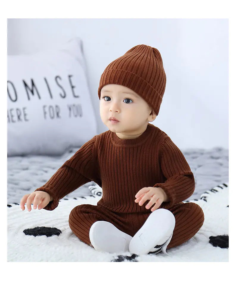 Baby Sweater Set for Autumn and Winter Wear Mimarta