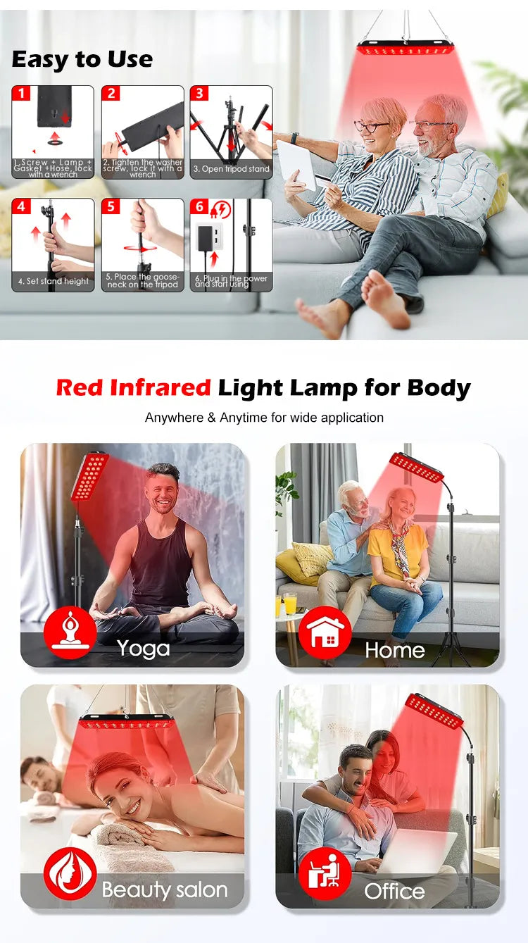 Nano Infrared Adjustable Physiotherapy Lamp Rieworkes