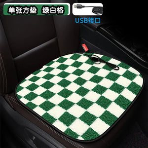 Heated Square Car Seat Cushion for Winter Decor Mimarta