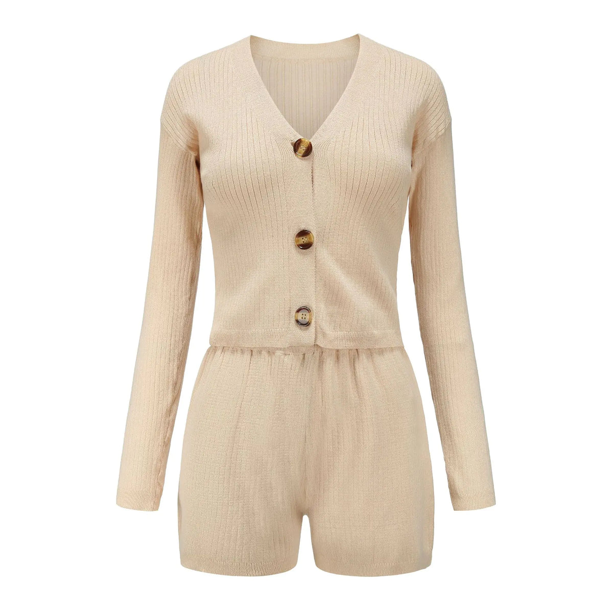 Fashionable Women's Sweater and Shorts Set (2 Pieces) Mimarta