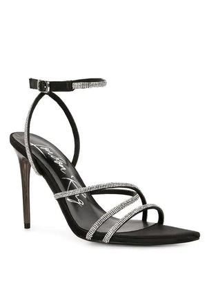 Rhinestone Embellished Stiletto Heels Rieworkes