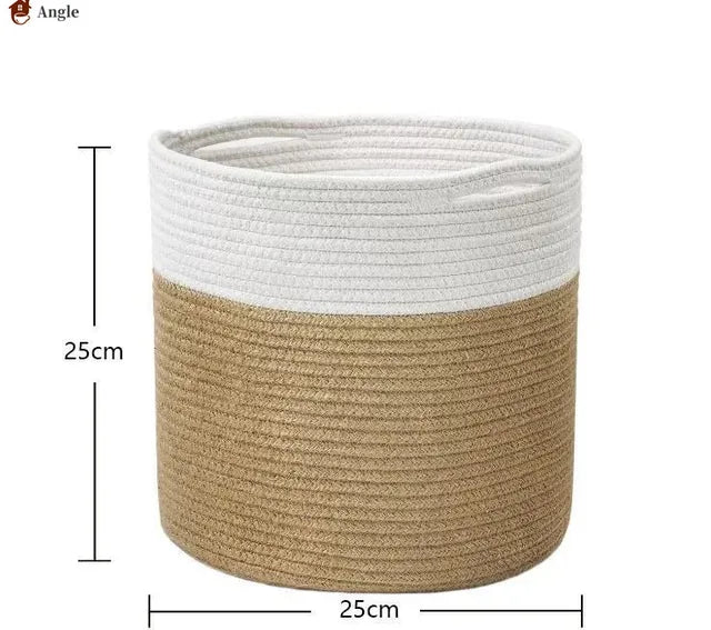 Thick Heavy Cotton Rope Laundry Bucket Rieworkes