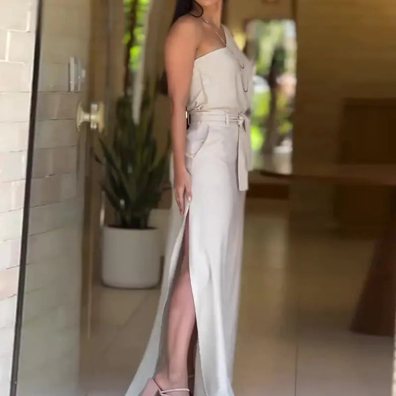 2023 Summer Fashion Solid Color High Waist Skirt Set Mimarta