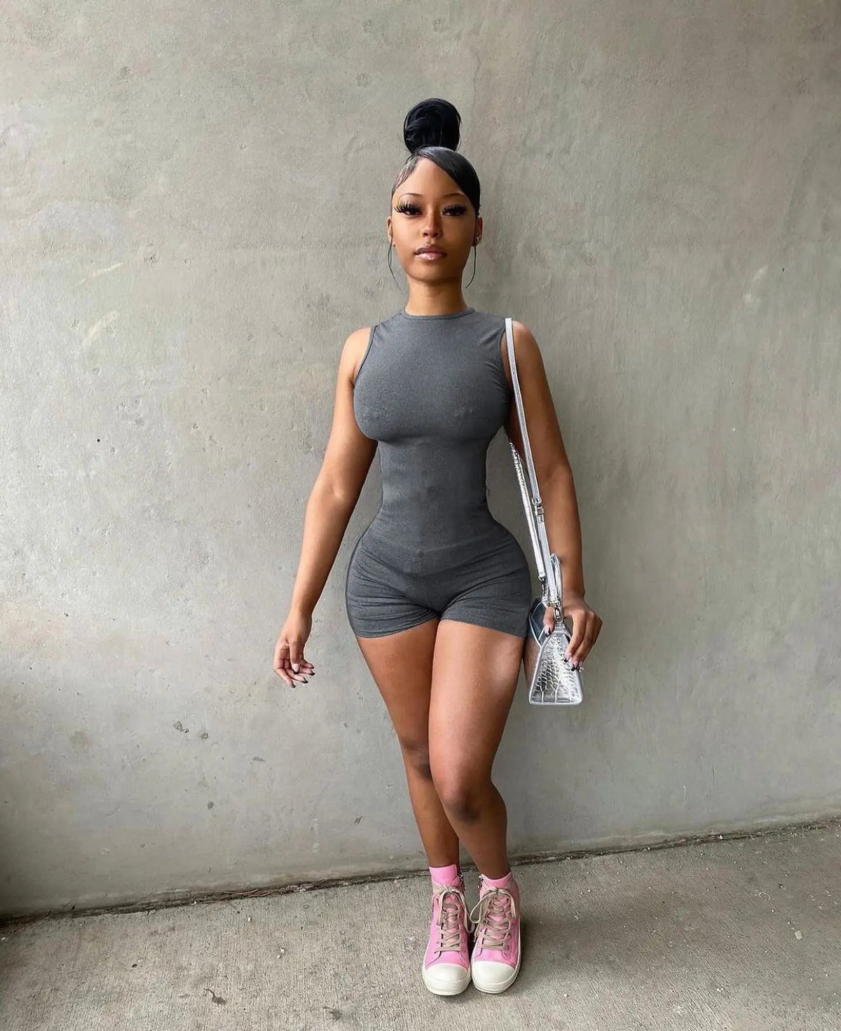 Sexy Bodycon Gym Bodysuit Rieworkes