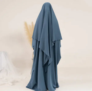 Crew-neck Batwing Sleeve Robe Mimarta