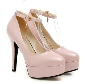 Elegant High Heeled Waterproof Club Shoes for Women Mimarta