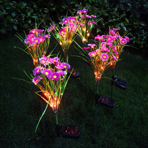 Solar Garden Lights LED Flower Stake Lamp Outdoor Yard Waterproof Patio Decor Mimarta