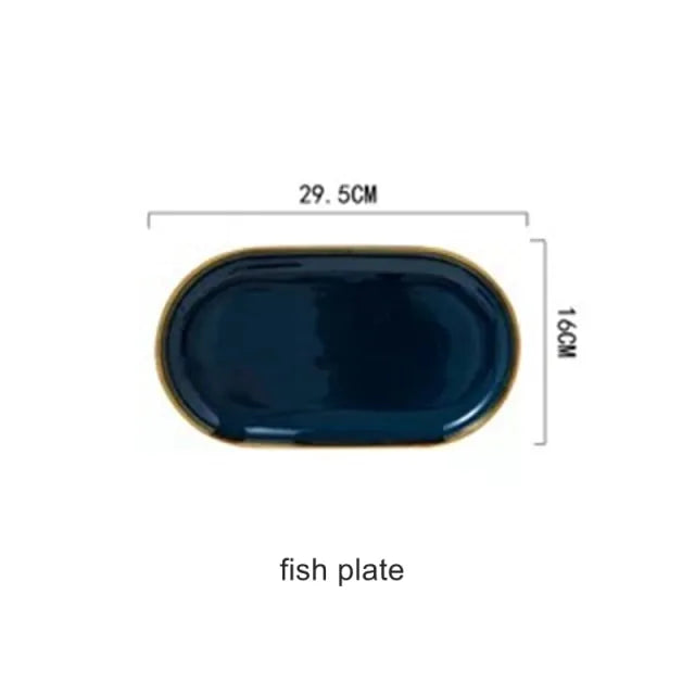 Blue Porcelain Dinner Plates Rieworkes