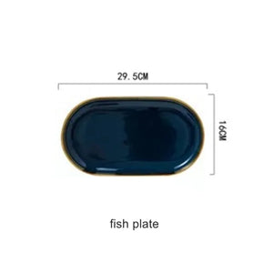 Blue Porcelain Dinner Plates Rieworkes