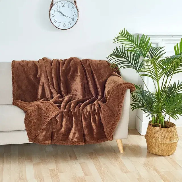 Romantic Couple Winter Blanket Rieworkes
