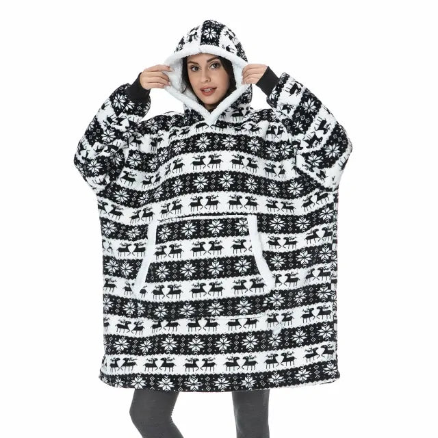 Winter Oversized Hoodies Women Rieworkes