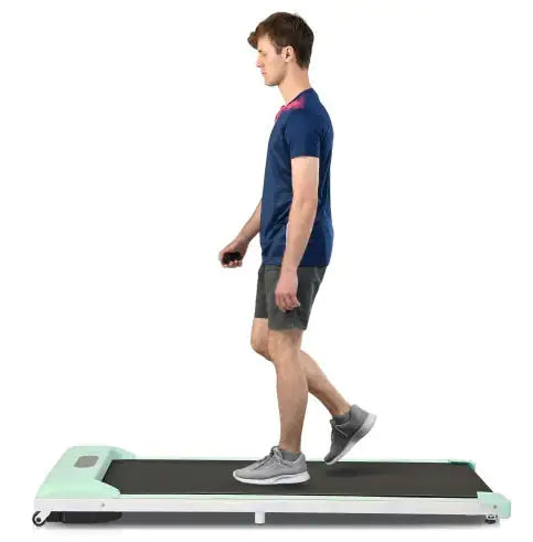2 In 1 Under Desk Electric Treadmill 2.5HP, Remote Control, Display, Walking Jogging Running Machine Fitness Equipment For Home Gym Office Mimarta