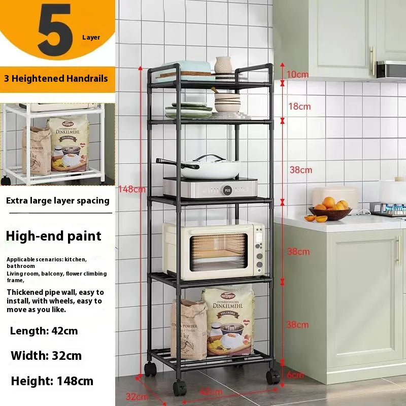 Kitchen Shelf Trolley - Storage Rack Rieworkes
