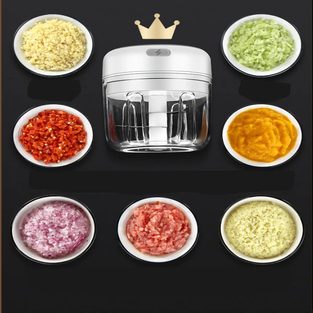 Quick Chop Powered Herbs,Veggie Chopper And Salsa Maker Rieworkes