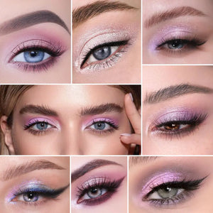 16Colors Pink Nude Taupe Basics Matte Eyeshadow Palette,Muted Pink Eye Shadow Makeup Travel Makeup Palette all in one Long Lasting Waterproof Ultra-Blendable,Great for Travel Gift Kit 02#Pink Nude Taupe Rieworkes