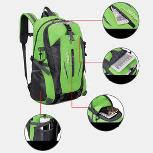 40L Men Women Travel Backpack Rucksack Camping Laptop Hiking School Book Bag USA Rieworkes