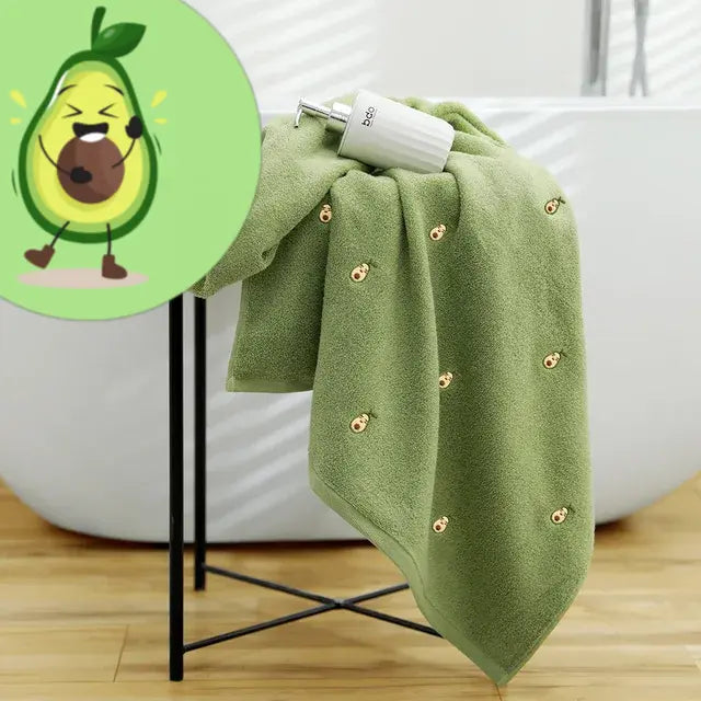 Cotton Avocado Towel Set Rieworkes