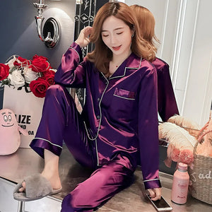 Autumn Ice Silk Loungewear Rieworkes