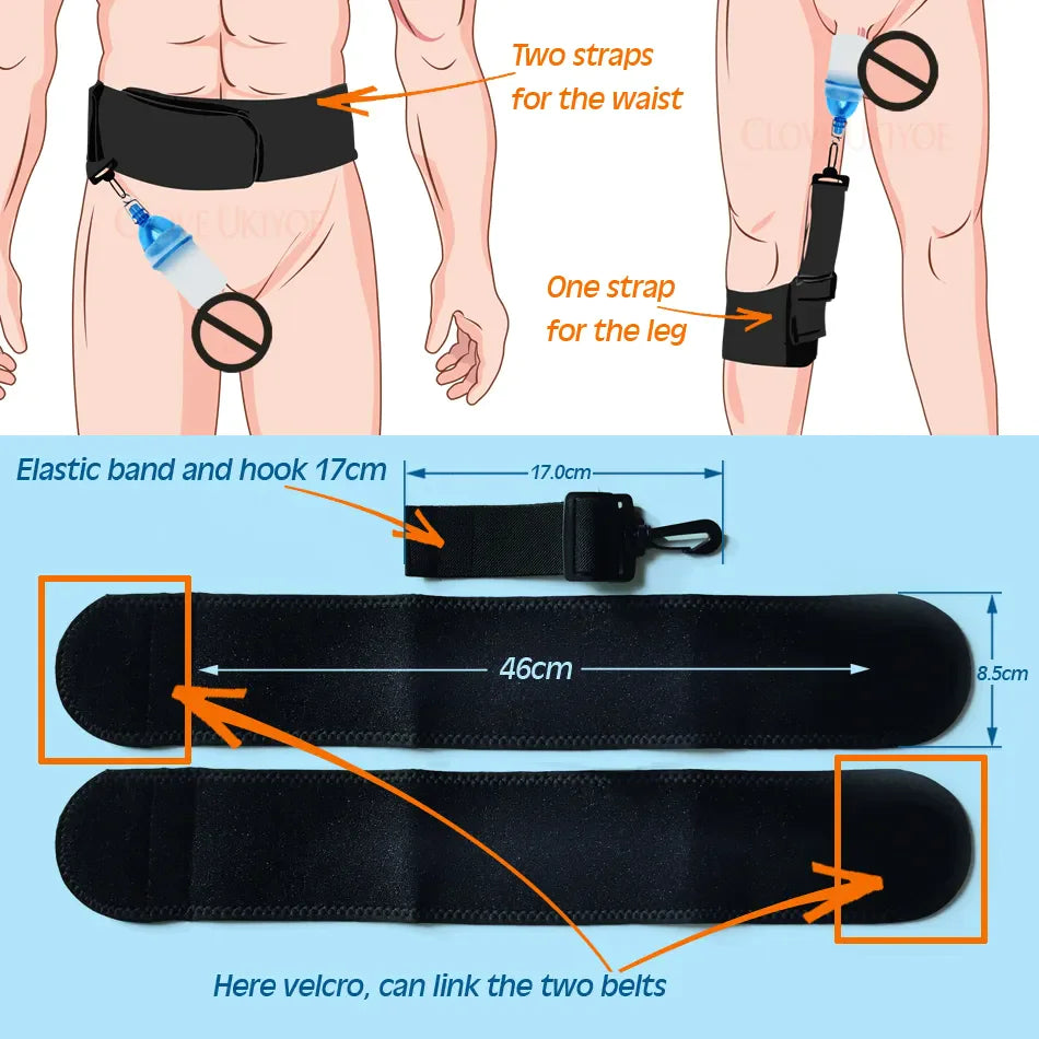 Super Penis Enlargement Extender Vacuum Stretcher Pump Hanger Bigger Enhancement Rieworkes