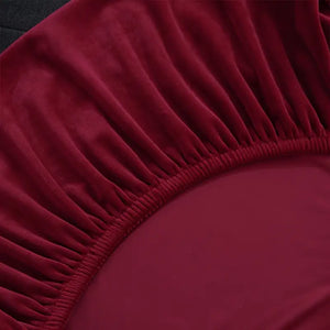 Armless Stretch Sofa Bed Cover for 3 Seater Couch Mimarta
