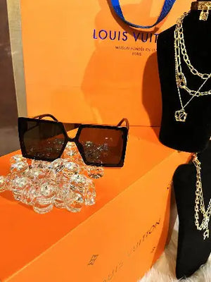 Lux Oversized Vintage D Shape Glasses Rieworkes