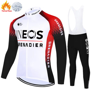 GRENADIER Winter Thermal Fleece Cycling Clothing for Men Mimarta