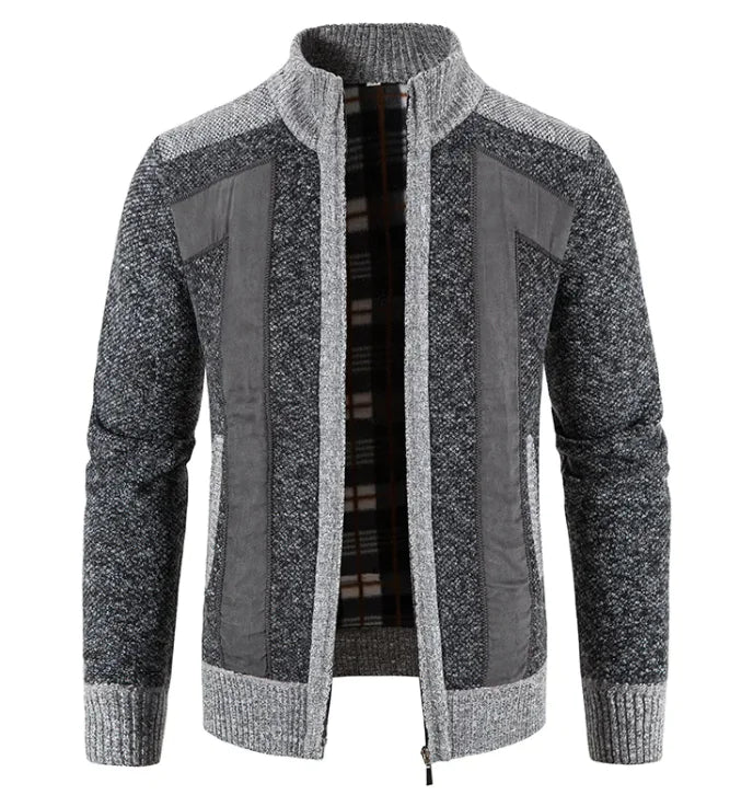 Men’s Stand Collar Plush Sweater Rieworkes