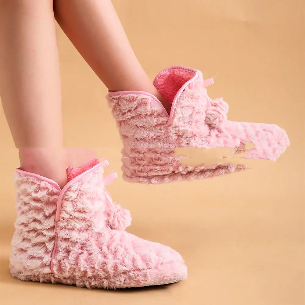 Women's Warm Cotton Indoor Boots for Autumn &amp; Winter Mimarta