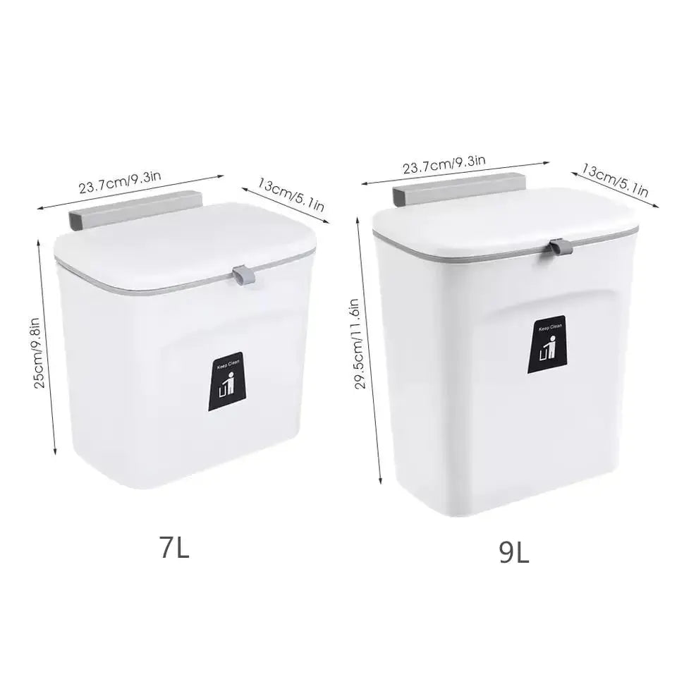 Kitchen Trash Can Kitchen Waste Bin Kitchen Garbage Cans Recycle Rubbish Bin for Kitchen Dustbin Garbage Bin Trash Bin Trashcan Rieworkes