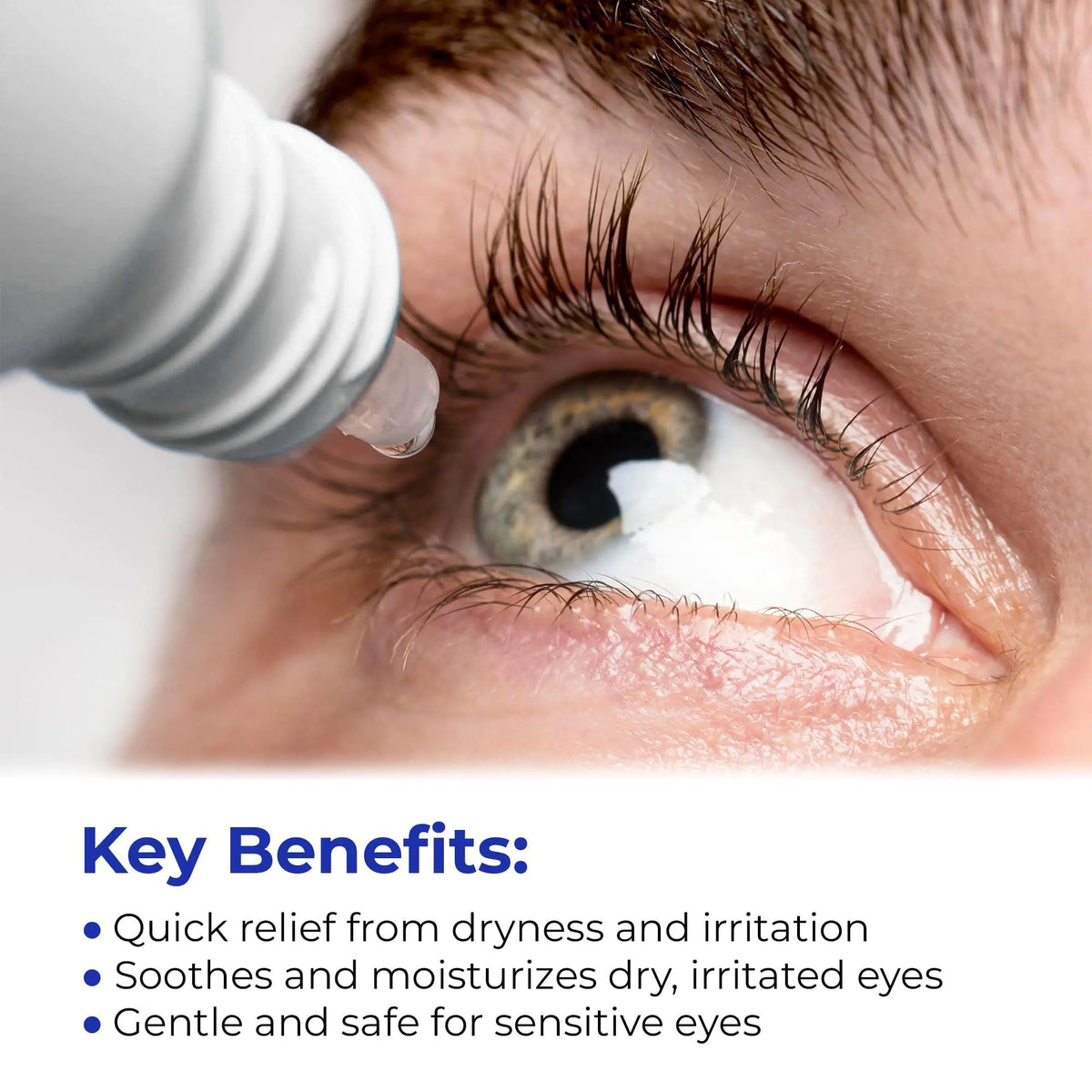 Eye Drops for Dry Eyes Gentle Therapy for Irritated Dry Itchy Sensitive Eyes Rieworkes